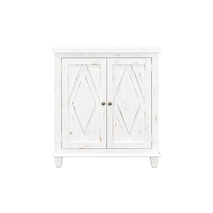 Diamond 2 Door Cabinet, Sierra White