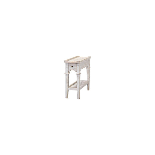 Monarch Side Table, Powder White