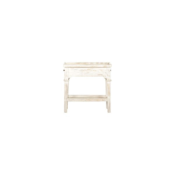 Monarch Side Table, Powder White