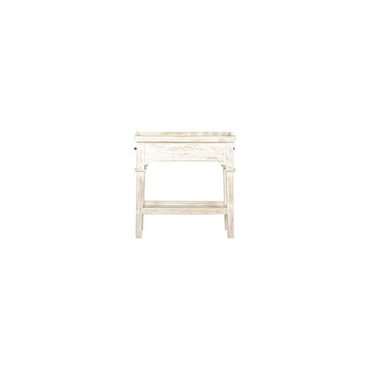 Monarch Side Table, Powder White