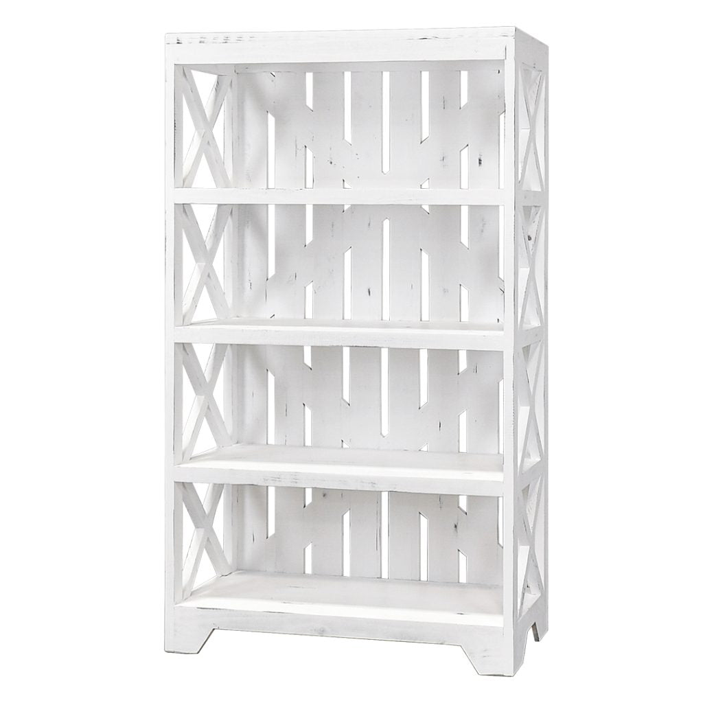 Crate White Bookcase