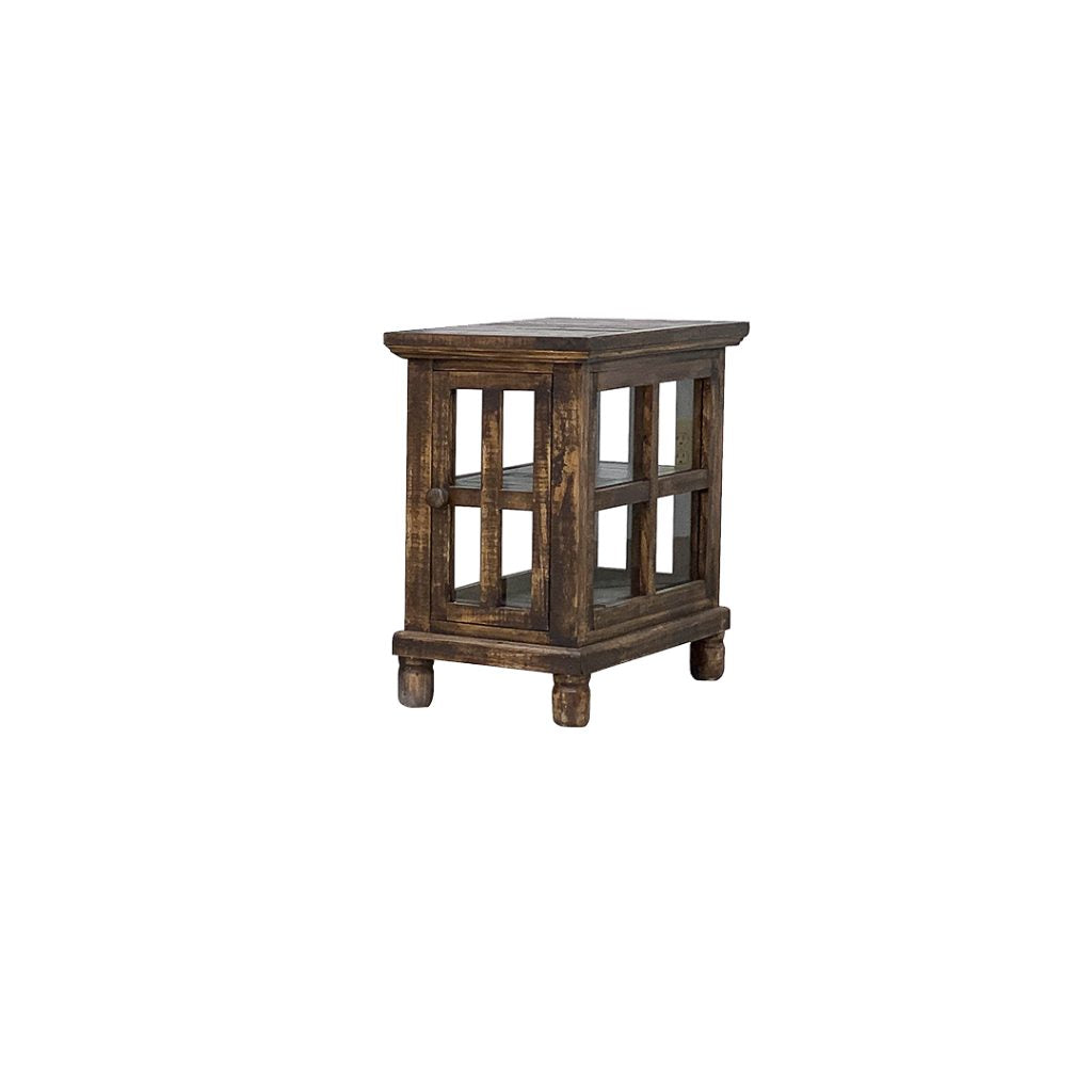 Lantern Side Table, Tobacco