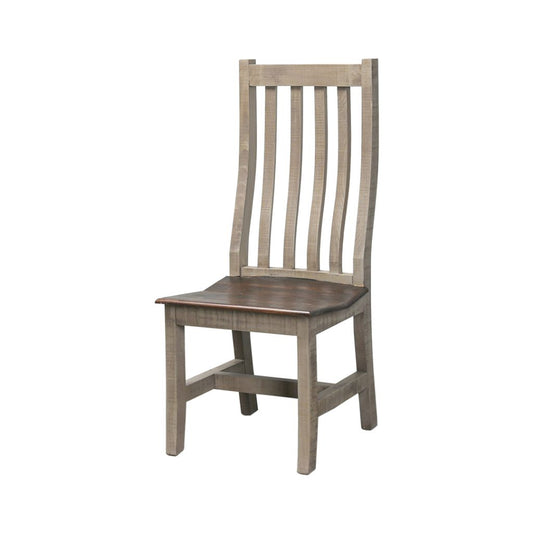 Slat Back Chair, Old Gray